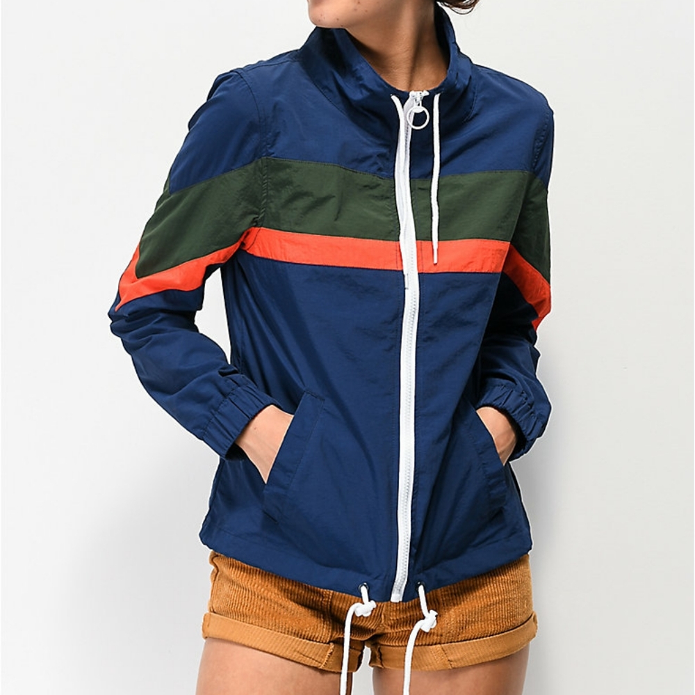 Zumiez Zine Helena Blue Windbreaker